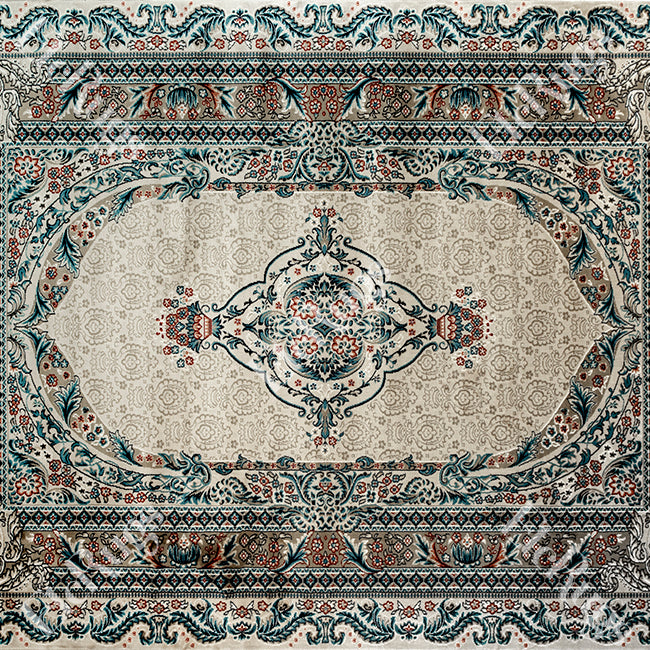 BEIGE-BEIGE TRADITIONAL RUG - SILK VERA-P982C