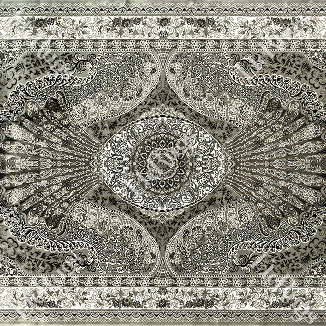 L.GRAY-L.GRAY TRADITIONAL RUG - ESFAHAN SILK HAPPY-0903