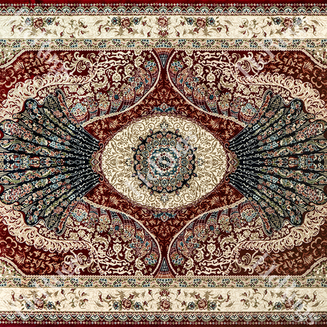 D.RED-D.RED TRADITIONAL RUG - ESFAHAN SILK HAPPY-P903