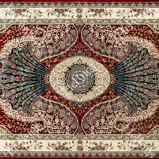 D.RED-D.RED TRADITIONAL RUG - ESFAHAN SILK HAPPY-P903