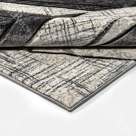 D.GRAY MODERN RUG - MORRTTI No. 7