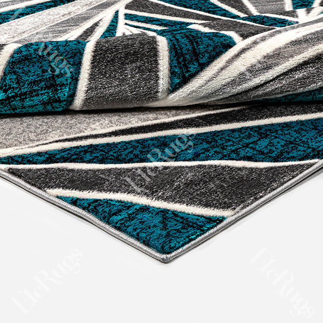 G.GRAY-TURKUWAZ MODERN RUG - MORRTTI No. 9