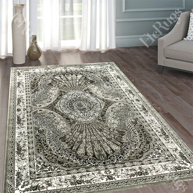 L.GRAY-L.GRAY TRADITIONAL RUG - ESFAHAN SILK HAPPY-0903