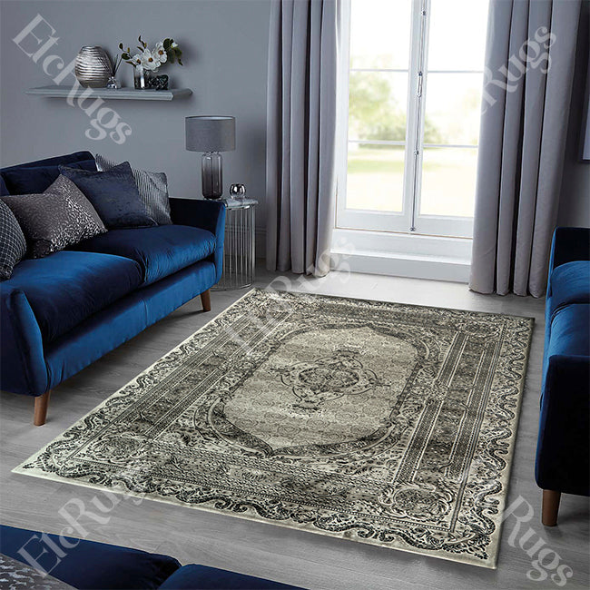 L.GRAY-L.GRAY TRADITIONAL RUG - SILK VERA-P982C