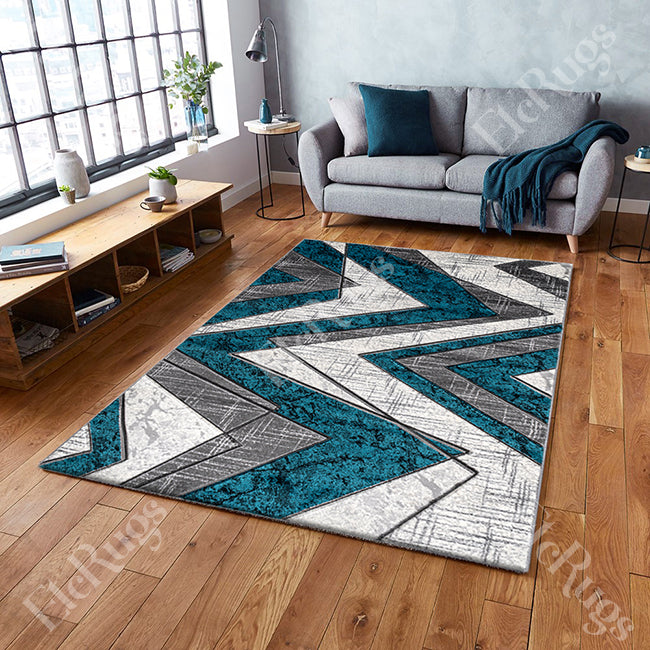 G.GRAY TURKUWAZ MODERN RUG - MORRTTI No. 7