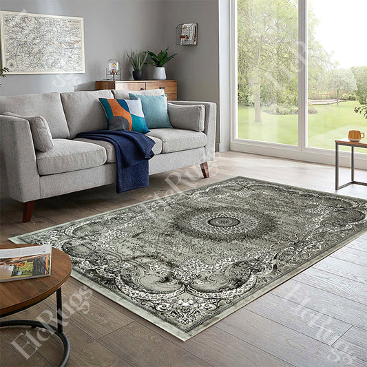 L.GRAY-L.GRAY TRADITIONAL RUG - SILK VERA-P0828