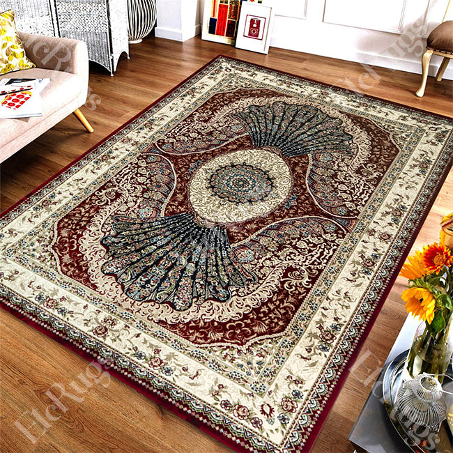 D.RED-D.RED TRADITIONAL RUG - ESFAHAN SILK HAPPY-P903