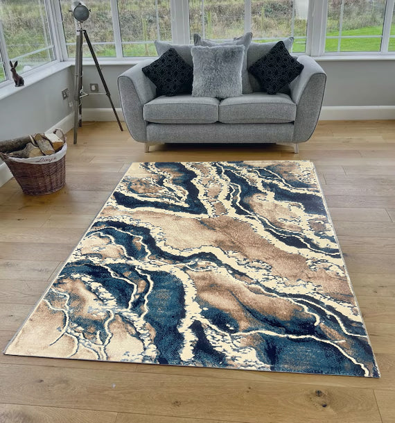 Deep Blue Tide Verozi Rug - 270