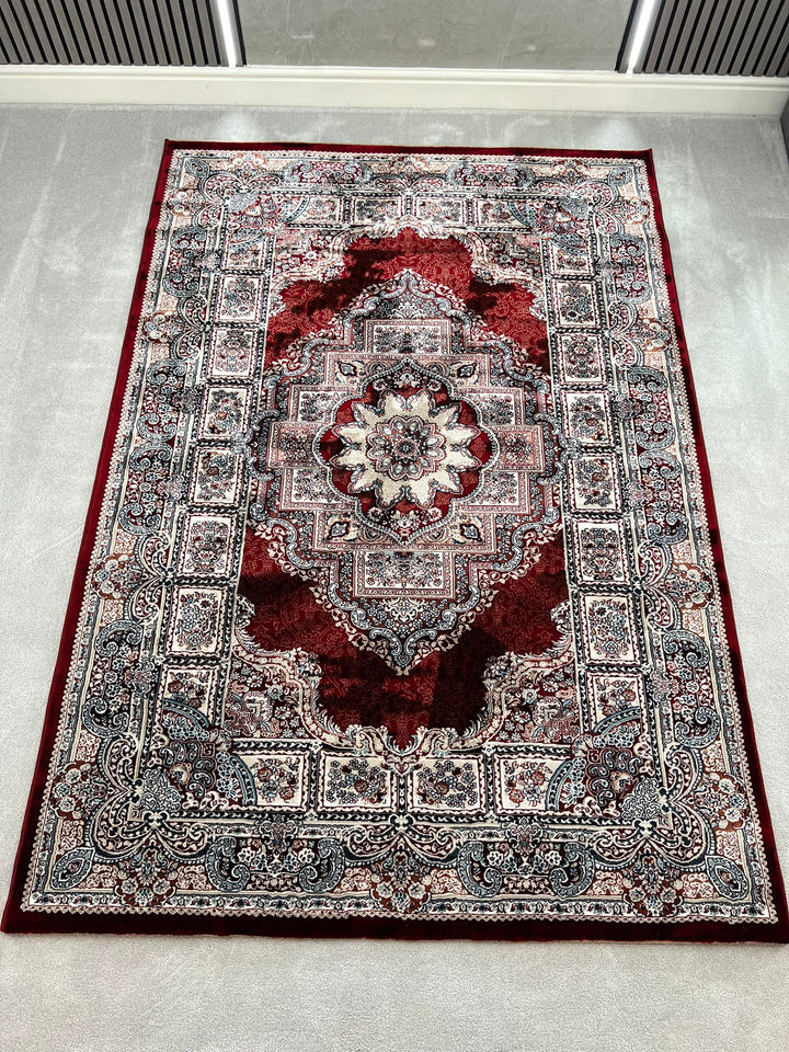 VERA SILK 1251 – PREMIUM LUXURY COLLECTION - RED