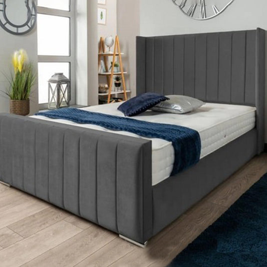 Amelia Wing Back Panel Bed Frame 001