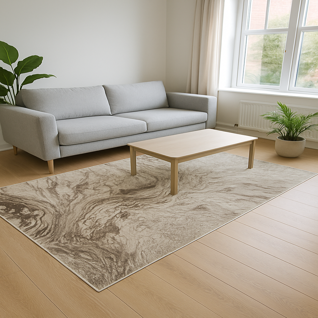 Modern Marble Shimmer Rug | Platinum Collection UK
