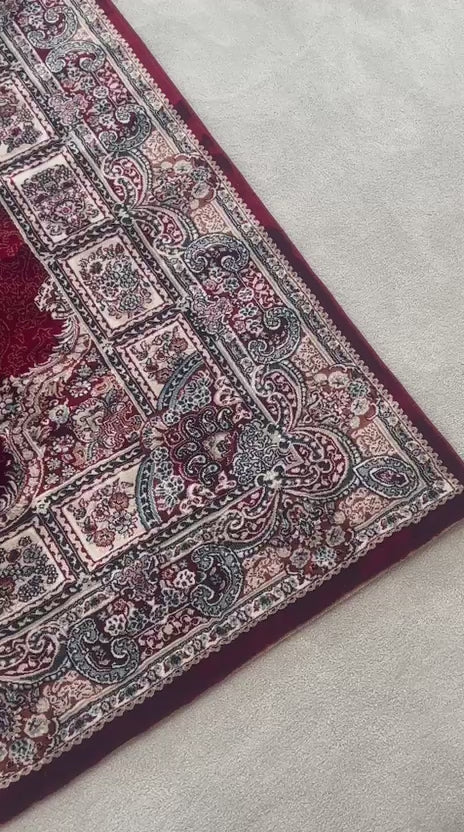 VERA SILK 1251 – PREMIUM LUXURY COLLECTION - RED