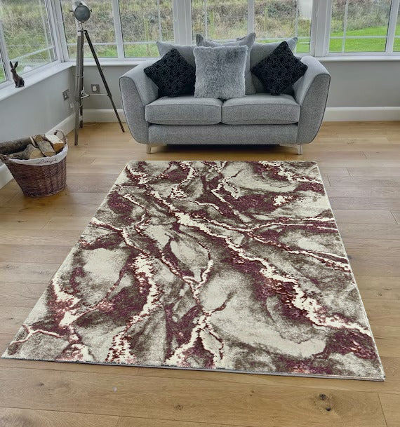 Burgundy Verozi Rug