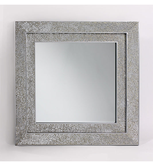 Mosaic Double Mirror Silver 68x68