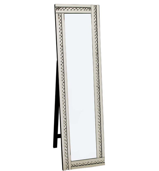 Glitz Silver Cheval Mirror