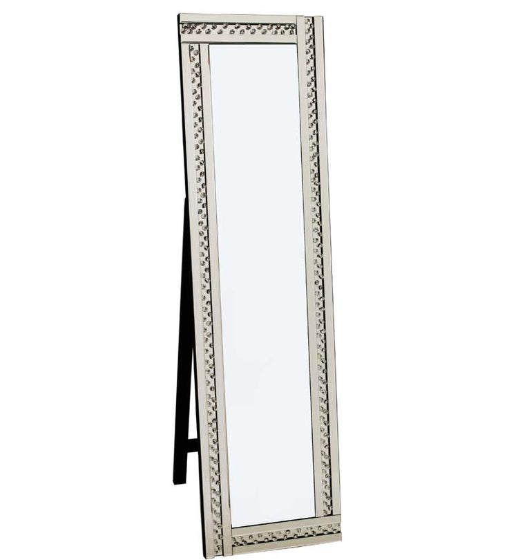 Glitz Silver Cheval Mirror