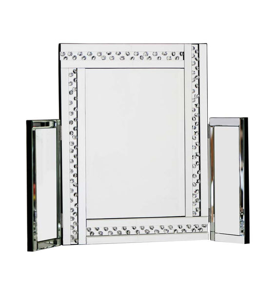 Glitz Silver Dressing Table Mirror