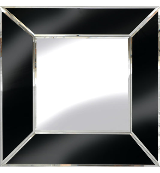 Angular Cube Mirror Black/Silver Lining