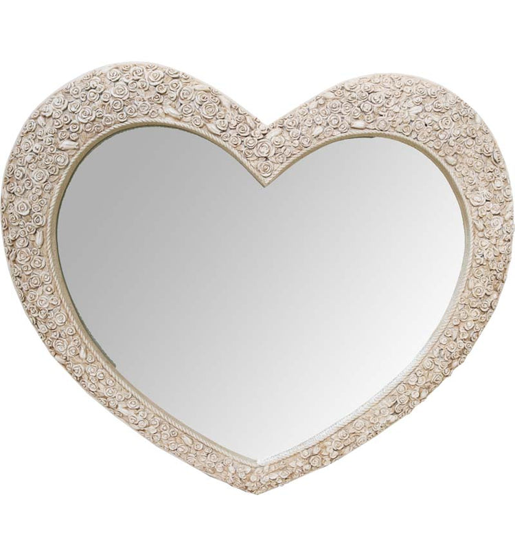 Rose Heart Mirror Cream