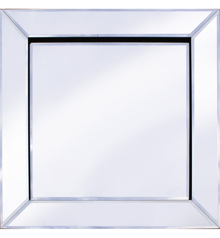 Classic Mitre Edge Mirror Silver 60x60