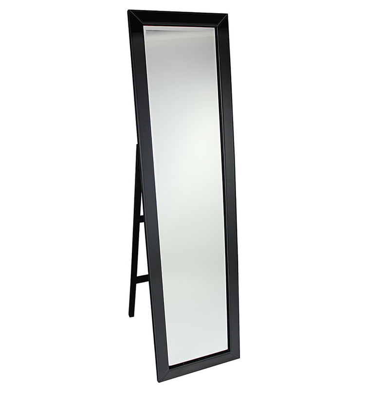 Cheval Mitred Edge Mirror Black 40x150