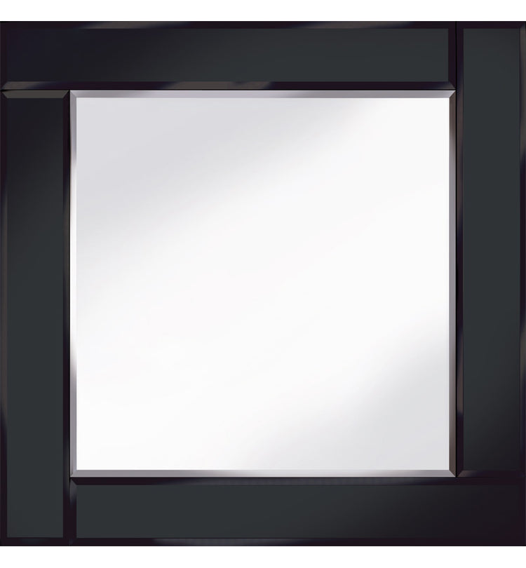 Classic Flat Bar Mirror Black 60x60