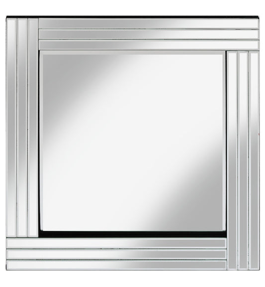 Classic Triple Bar Mirror Silver 60x60