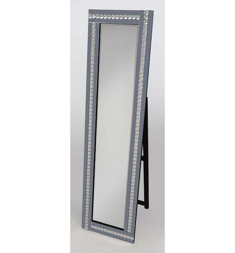 PO918 Smoke CRYSTAL Cheval Mirror 40x150