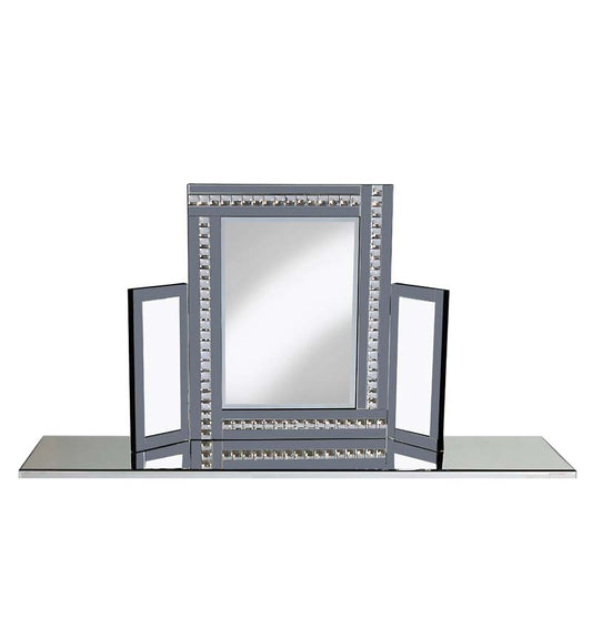 PO918 Smoke CRYSTAL Dressing Table Mirror