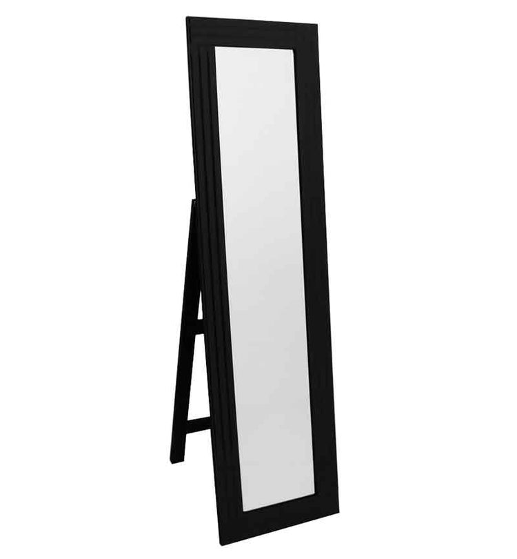 Triple Bar Black Cheval Mirror